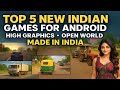 Top 5 Made-in-India Open World Games for Android 😱 | High Graphics 2025 @UmgGamerOfficial