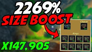 I got 2269% SIZE BOOST in Prospecting! (Roblox)