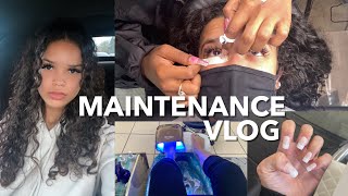 $200 MAINTENANCE VLOG | GRWM VACATION PREP 2021 | Volume Lashes, Pedicure, Brazilian Wax, Nails