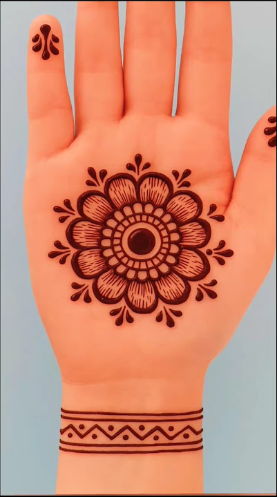 Easy tikki mehndi design ЁЯШН #youtubeshorts #shortvideo #shortsfeed #shorts #eidmehndi #tikki #new