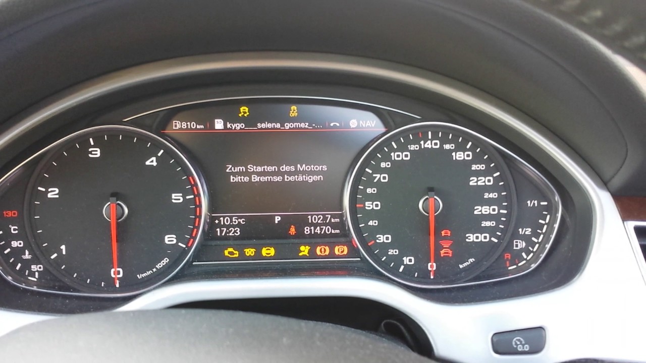 Audi A8 4H Zeigertest/Zeigerausschlag/Zeigerwischen (Joker787)