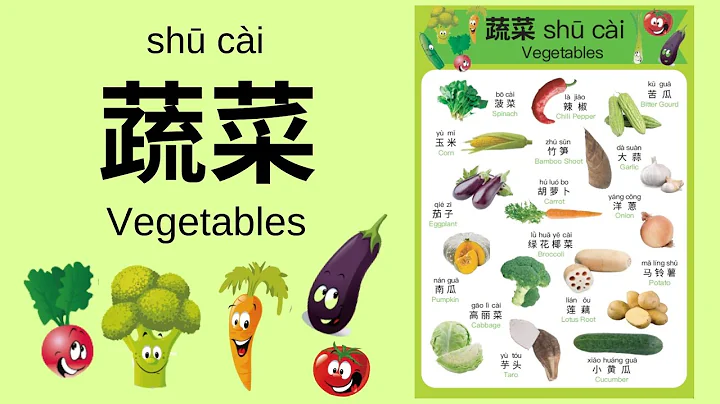 Learn Different Vegetables in Mandarin Chinese for Toddlers, Kids & Beginners | 蔬菜 - DayDayNews