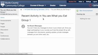 Getting Into Your Group's Canvas Space