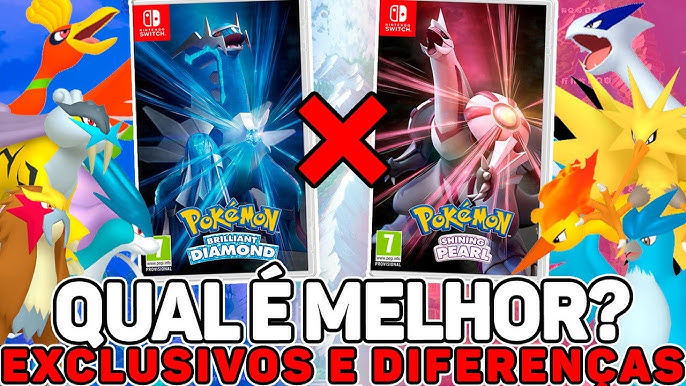 Diferenças entre as versões de Pokémon Brilliant Diamond & Shining Pearl