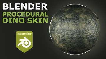 Make Dinosaur Skin Material | Blender Tutorial