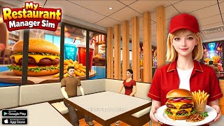 My Restaurant Manager Sim - New Android Gameplay  screenshot 1