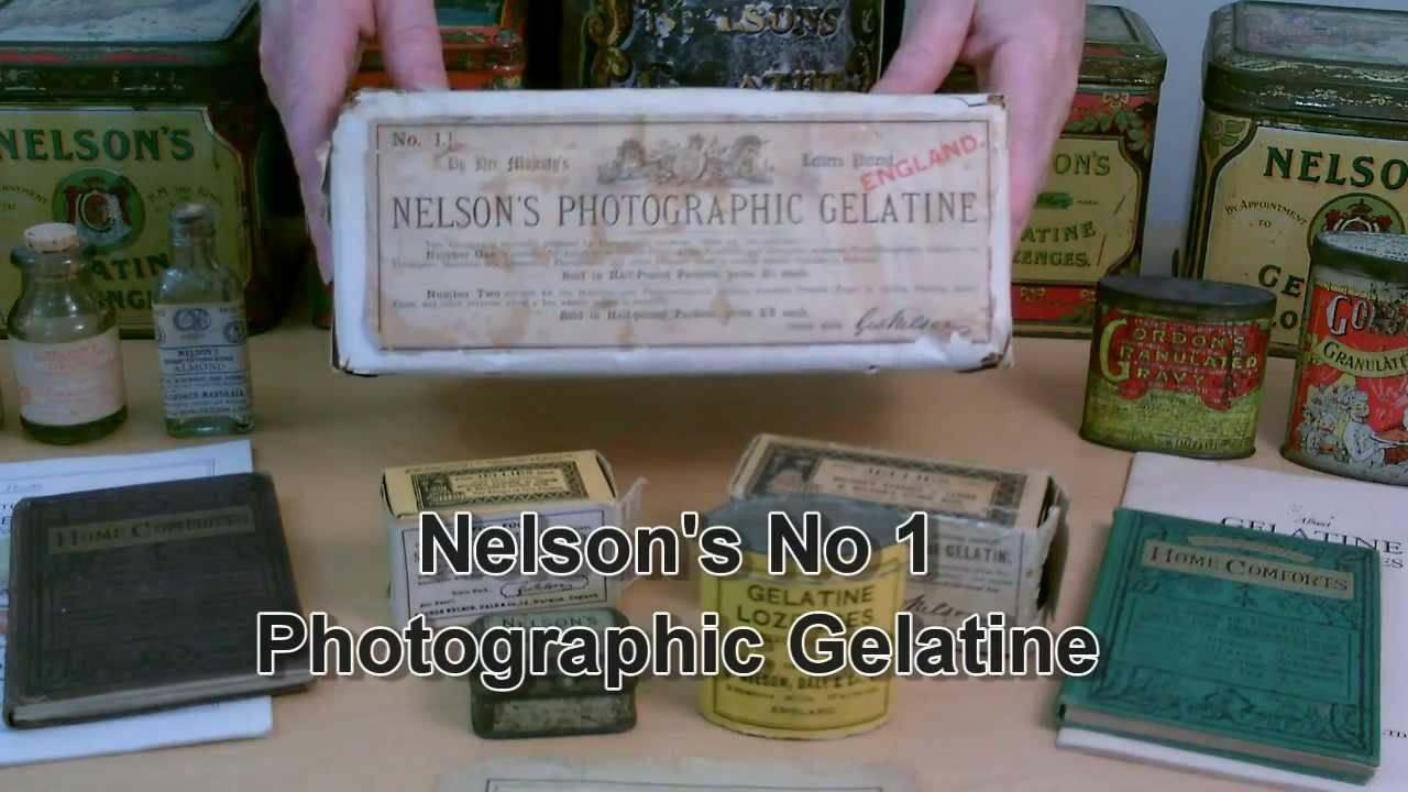 Nelsons No 1 Photographic Gelatine History of photographic processes