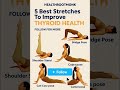 Boost thyroid health with these 5 poses! #YogaForThyroid #Healthrootmonk #ThyroidCare