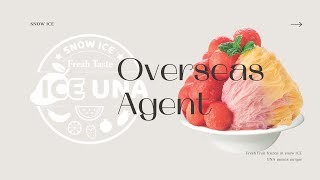 ICE UNAPresentation 【Double color fresh fruit snow ice】innovative freeze fruit into ice block
