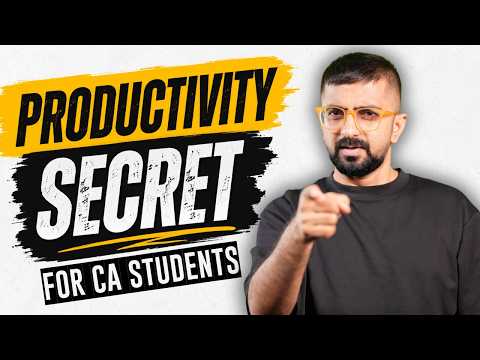 Productivity Trick Every CA Student Needs to Try | Break Bad Habits & Study Consistently | Neeraj