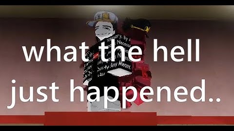 [YBA] Failing successfully while "trying" to troll an exploiter in 1v1