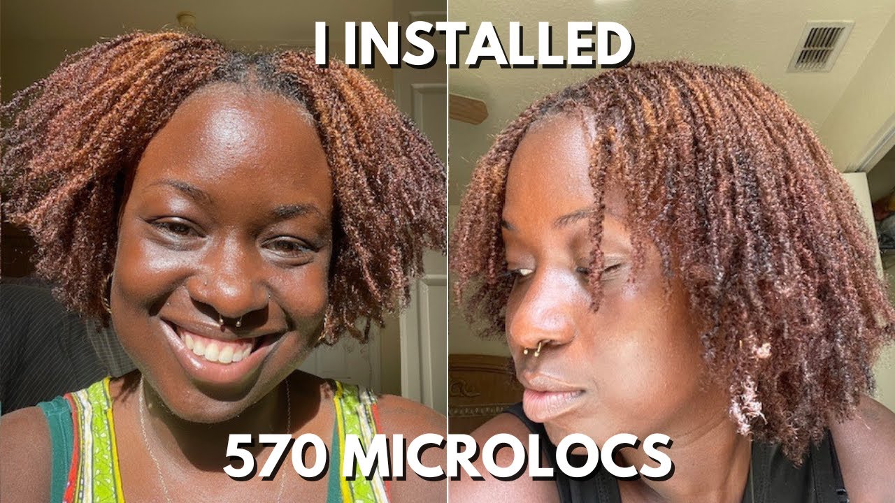 DIY Microlocs | Tips On Instillation | 2 Strand Twist Method | Interloc ...