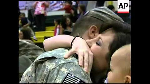 US troops arrive back in the US after withdrawal f...