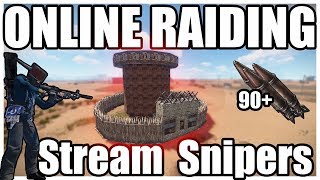 ONLINE RAIDING STREAM SNIPERS. 90+Rockets | Vanilla Rust