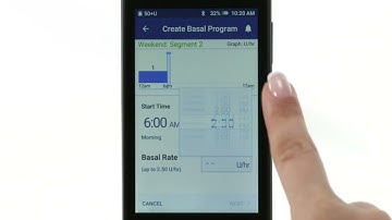 Omnipod DASH® - How to Create a New Basal Program