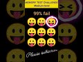 🧐Memory test challenge🧠🧠#shorts #trendingshorts #trending #popular