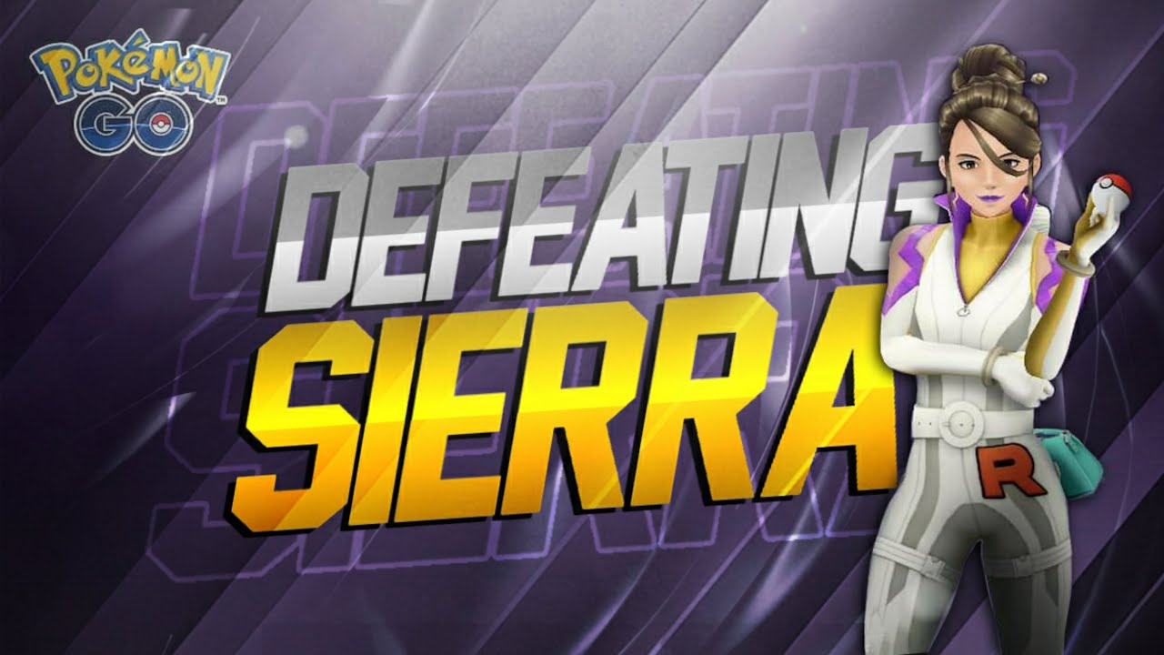 How to defeat Sierra in Pokemon go Pokegenic English YouTube
