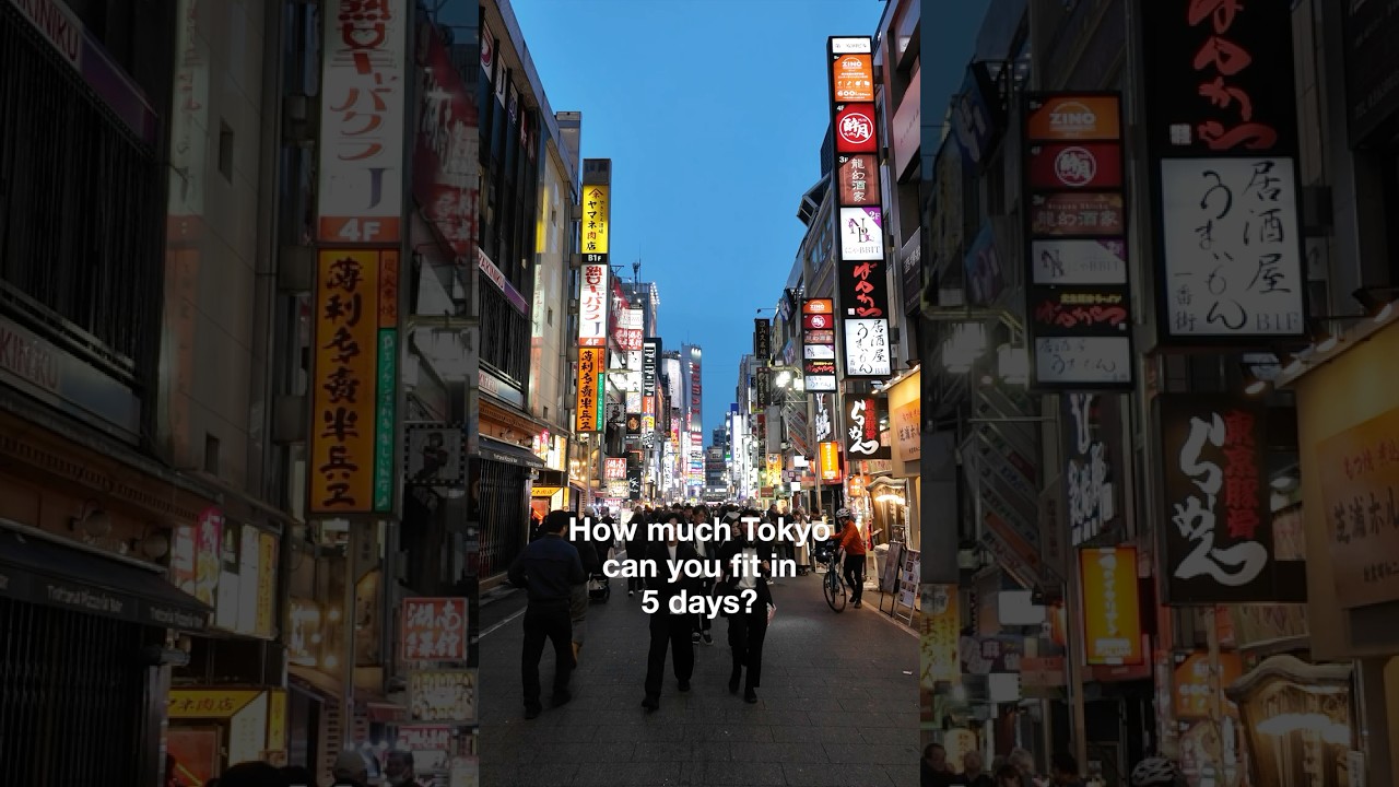 How Much Tokyo Can You See in 5 Days? 🇯🇵