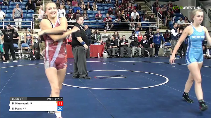 Cadet WM 132 Cons 8-1 - Brianna Wesolowski (IL) vs...