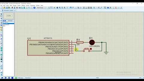 [Lập Trình ATTiny13] Bài 2: GPIO