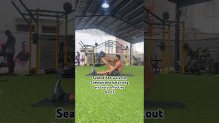 Seated Abdominal workout. #seatedworkout #absworkout #corefitness #motivation #strongabs
