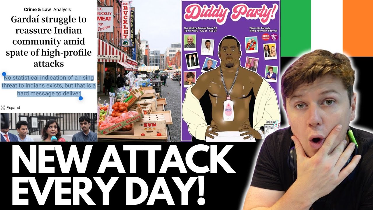 SLICING On Moore St. Dublin & No Rise in Crime Against Indians