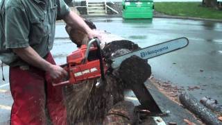The Chainsaw Guy Log Testing Husqvarna 2100 Xp Chainsaw 3 7