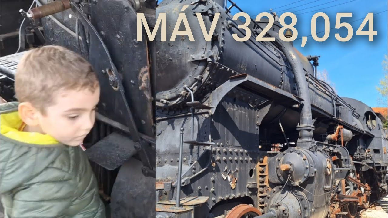 Magyar Vasúttörténeti park - MÁV 328 gőzmozdony belülről