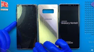 แตก! หน้าจอ Samsung Galaxy Note 8 และเปลี่ยนกระจกหลัง