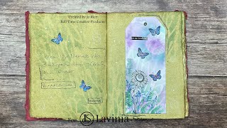Tag Time with Jo Rice #laviniastamps #tags #journaling 