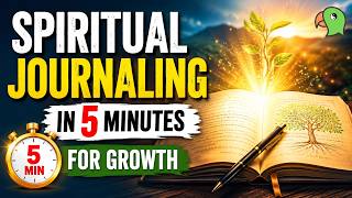 SPIRITUAL JOURNALING for Growth- START in 5 Minutes (0.8x speed to learn the process)