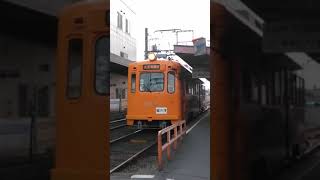 モ351形354(キーフェルパティスリーラッピング)天王寺駅前行き発車シーン