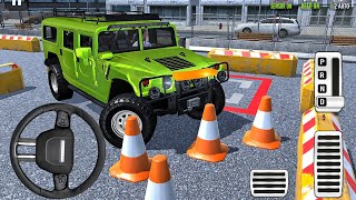 New Hummer SUV Parking Simulator 2026 - Impossible Car Driving School - Car Game Android Gameplay screenshot 2