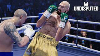 Exposing Another Lean Back Cheesing Tyson Fury Player on Undisputed..