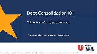 Webinar: Debt Consolidation 101
