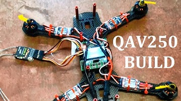 QAV250 FPV Quadcopter Build. Mystery 12A ESC EMax 1806 2280kv Motors KK2