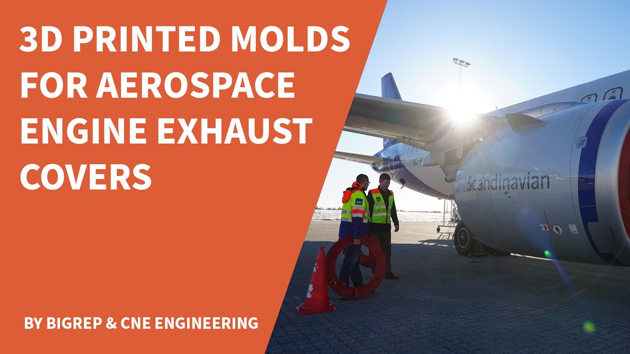 3D printed molds for aerospace engine exhaust covers - YouTube