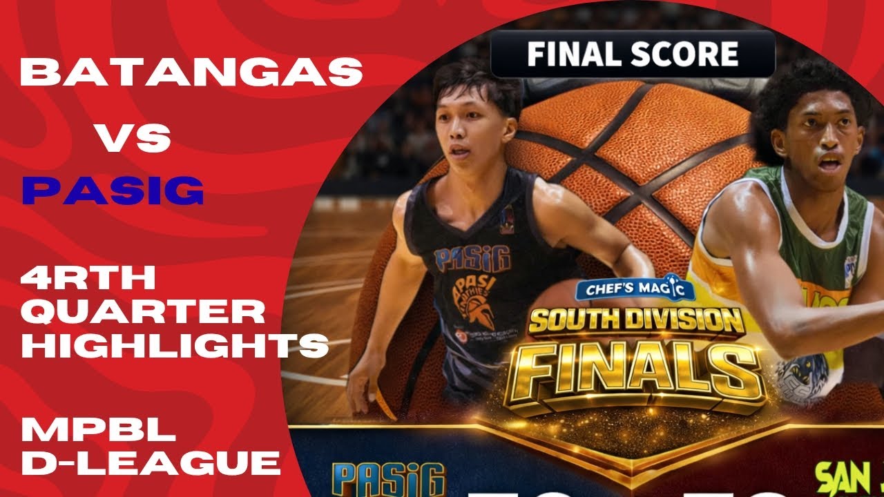Pasig Vs San Jose Batangas | Junior Mpbl D-League 21U | 4rthquarter Highlights #mpbl #d-league