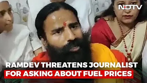 "Shut Up, Won't Be Good For You": Ramdev On Reporter's Fuel Price Question