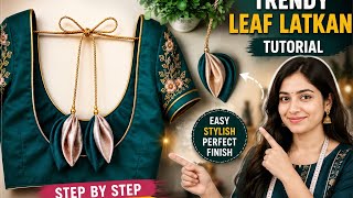Latest Blouse Latkan Tutorial 😍 Easy Sewing Ideas for Beginners #diy #trending #viral #latkan