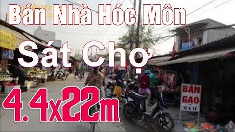 Bán nhà cấp 4 mặt tiền Chợ  Hóc Môn 4.5mx22m đường nhựa 12m bán nhà hóc môn nhà đất hóc môn