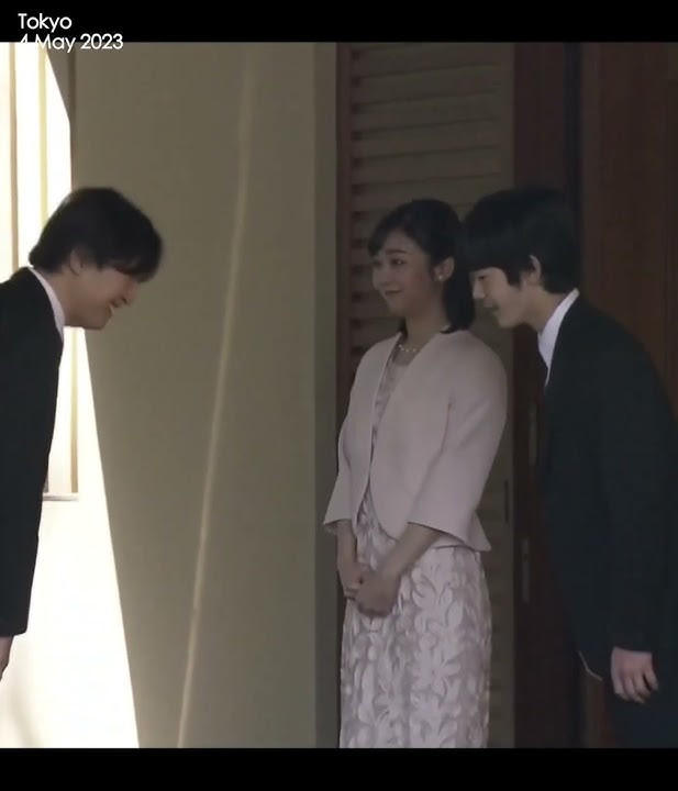 Japan's Princess Kako, Prince Hisahito see off parents Akishino and Kiko to attend UK coronation