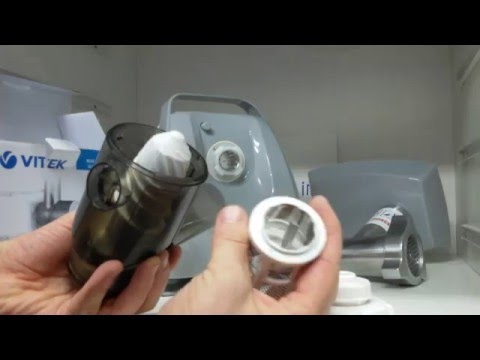 Vitek VT-1627 BN шнековая насадка соковыжималка для мясорубок