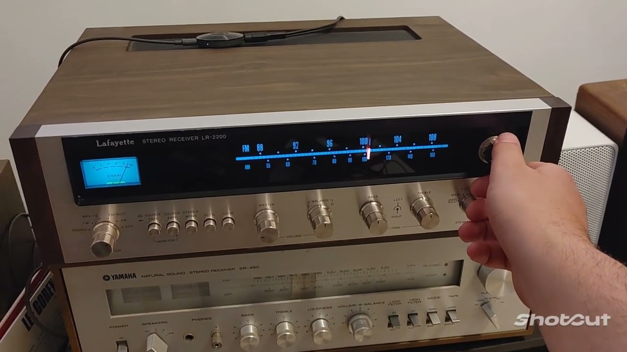 家電 Lafayette Stereo Receiver LR2200 Lafayette LR-2200 Stereo Receiver Demo - YouTube