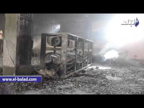 صدى البلد مصنع الهلال والنجمة تحول إلى رماد أثر اندلاع حريق هائل