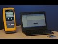 DSX 5000 CableAnalyzer™ Copper Cable Certifiers - Creating a Report: By Fluke Networks