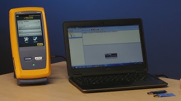 DSX 5000 CableAnalyzer™ Copper Cable Certifiers - Creating a Report: By Fluke Networks