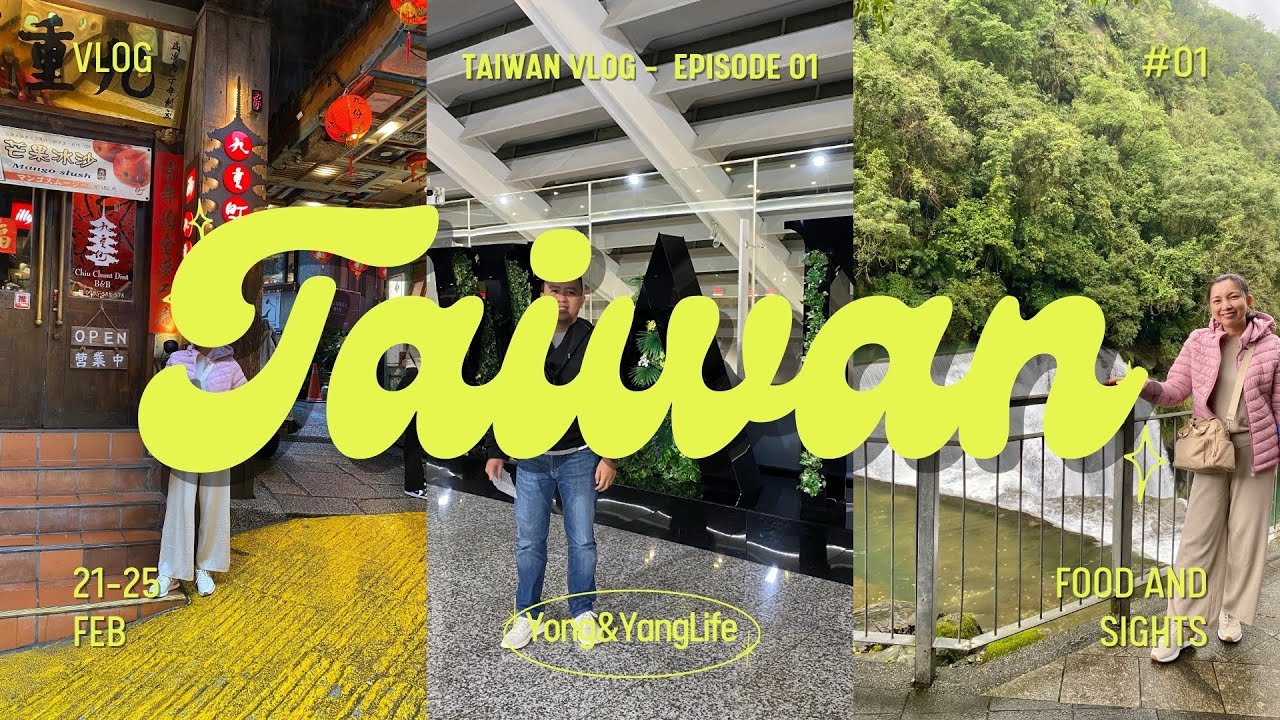Taiwan (Group Tour Experience) | 3days&4nights | Shifen | Jiufen | Hotel Reco(HotelRiverView) Part 1