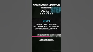 The Most Important Sales Copy You Will Ever Write | PART 2 #shorts