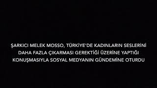 Melek Mosso konserinde “babayı alırsın” dedi orta parmağını gösterdi Resimi